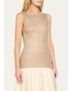 Majestic Filatures Soft Touch Metallic Knit Tank Top - 4