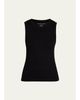 Majestic Filatures Soft Touch Rib Knit Tank Top - 1