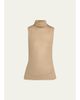 Majestic Filatures Soft Touch Shimmer Turtleneck Tank - 1