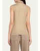 Majestic Filatures Soft Touch Shimmer Turtleneck Tank - 3