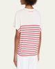 Majestic Filatures Striped Organic Cotton Crewneck Top - 3