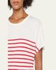 Majestic Filatures Striped Organic Cotton Crewneck Top - 5