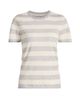 Majestic Filatures Women's Cashmere Stripe Crewneck T-Shirt - 1
