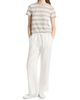 Majestic Filatures Women's Cashmere Stripe Crewneck T-Shirt - 2