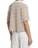 Majestic Filatures Women's Cotton-Linen Striped Polo Shirt - 5