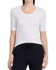 Majestic Filatures Women's Scoopneck Stretch Linen Top - 3