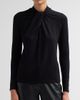 Majestic Filatures Women's Soft Touch Long-Sleeve Twist-Neck Top - 5