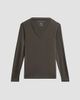 Majestic Filatures Women's Soft Touch Long-Sleeve V-Neck T-Shirt - 6