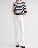 Majestic Filatures Women's Soft Touch Stripe Boatneck Shirt - 2