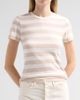 Majestic Filatures Women's Soft Touch Stripe Crewneck T-Shirt - 4