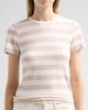 Majestic Filatures Women's Soft Touch Stripe Crewneck T-Shirt - 5