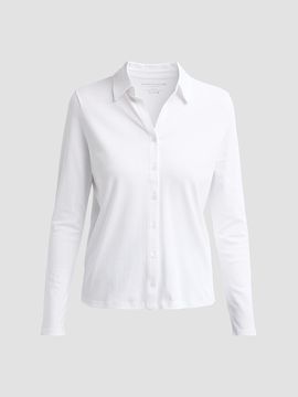 Majestic Filatures Women's Supima Cotton Button-Front Shirt