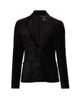 Majestic Filatures Women's Velour One-Button Blazer - 8