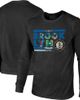 Majestic Threads Men's Majestic Threads Black Brooklyn Nets City and State Tri-Blend Long Sleeve T-Shirt  - 1