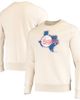 Majestic Threads Men's Majestic Threads Oatmeal Texas Rangers Fleece Pullover Sweatshirt  - 1