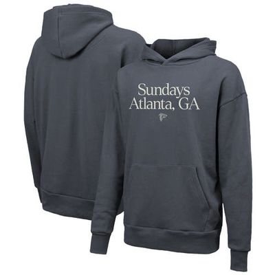 Majestic Threads Unisex Majestic Threads Gray Atlanta Falcons Sundays Pullover Hoodie 