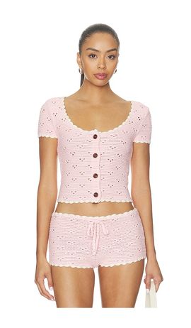 MAJORELLE MAJORELLE Bernadette Short Sleeve Top