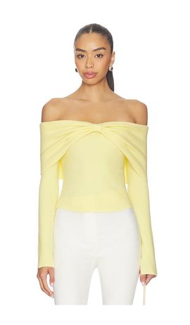 MAJORELLE MAJORELLE Emma Off The Shoulder Sweater