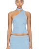 MAJORELLE MAJORELLE Kaidyn One Shoulder Flower Embroidered Top - 1