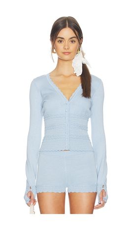 MAJORELLE MAJORELLE Kiria Pointelle Cardigan