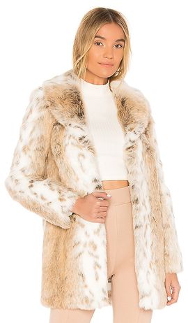 MAJORELLE MAJORELLE Tatiana Faux Fur Coat