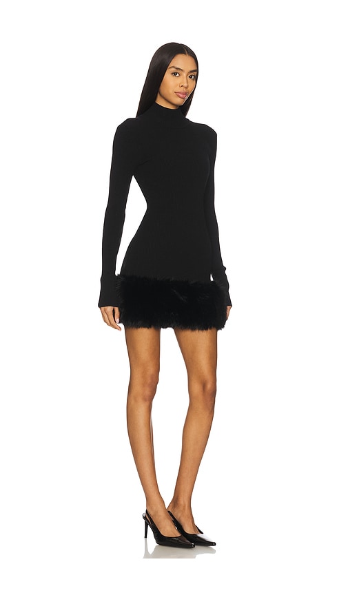 MAJORELLE - Zoey Faux Fur Mini Dress