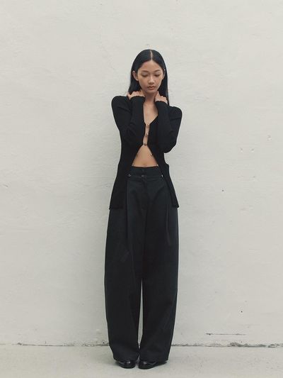 MAKE A TOAST POCKET BALLOON PANTS BLACK MBDFPA005BK