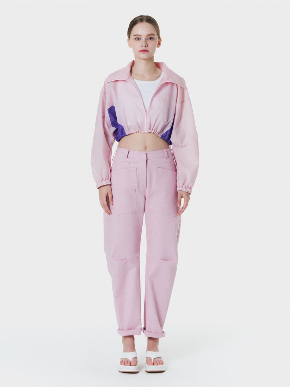MAKE A TOAST SEMI-BAGGY PANTS PINK MBCSPA003PK
