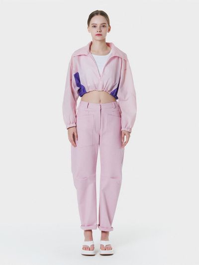 MAKE A TOAST SEMI-BAGGY PANTS PINK MBCSPA003PK