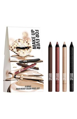 Make Up For Ever Make Up For Ever Mini Aqua Resist Waterproof Eyeliner 4-Piece Kit $54 Value