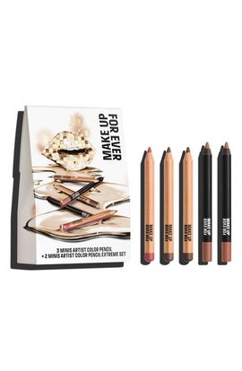Make Up For Ever Make Up For Ever Mini Artist Color Pencil Original & Extreme Lip Liner 5-Piece Set $66 Value