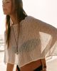 Malai Liceo Knitted Sheer Poncho - 3