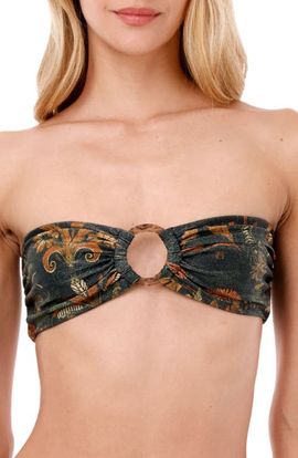 MALAI MALAI Jade Oasis Cast Bandeau Bikini Top 
