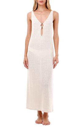 MALAI MALAI Reef O-Ring Sheer Cover-Up Dress