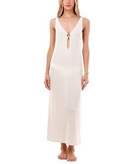 Malai Malai Reef Ring Front Textured Maxi Dress