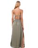 Malai Malai Serenity Linen Wavelet Twixted Cutout Maxi Dress - 2