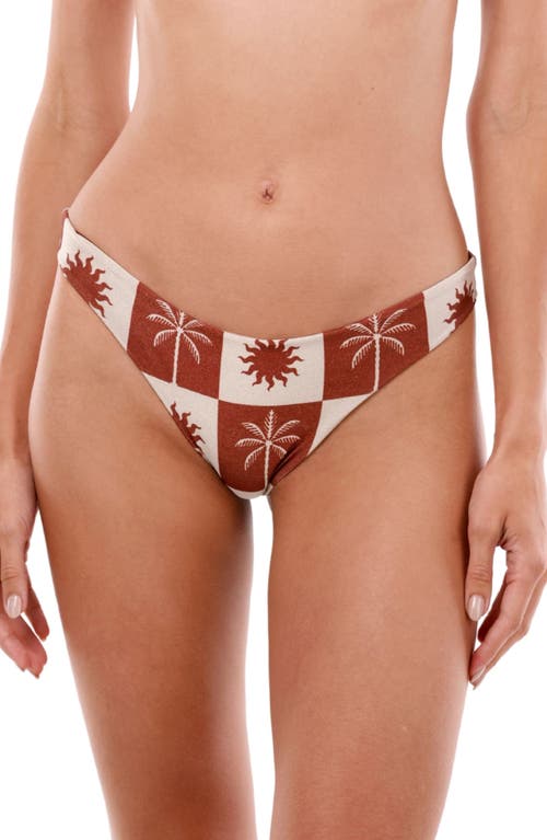 MALAI MALAI Sunrise Palm Elite Bikini Bottoms 
