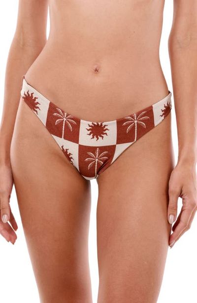 MALAI MALAI Sunrise Palm Elite Bikini Bottoms 