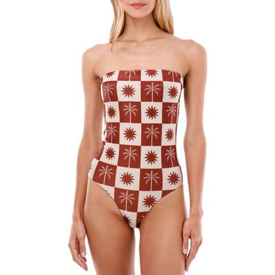 MALAI MALAI Sunrise Palm Lunaria One-Piece Swimsuit 