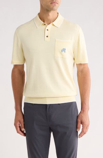 Malbon Golf Malbon Golf Blue Jay Knit Polo
