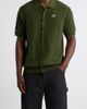 MALBON GOLF Malbon Golf Crosscut Knit Polo - 1