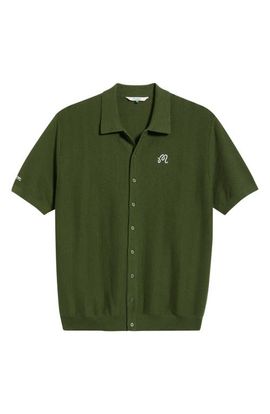Malbon Golf Malbon Golf Crosscut Knit Polo