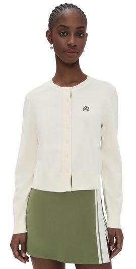 Malbon Golf Malbon Golf Maray Cardigan Cream