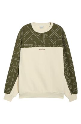 Malbon Golf Malbon Golf Tierra Colorblock Crewneck Sweatshirt
