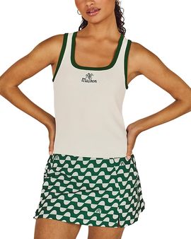 Malbon Malbon Abella Ribbed Knit Tank Top