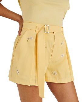 Malbon Malbon Amara Blossom Belted Shorts