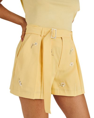 Malbon Malbon Amara Blossom Belted Shorts