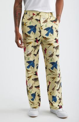MALBON MALBON Birds of Georgia Print Magnolia Performance Pants