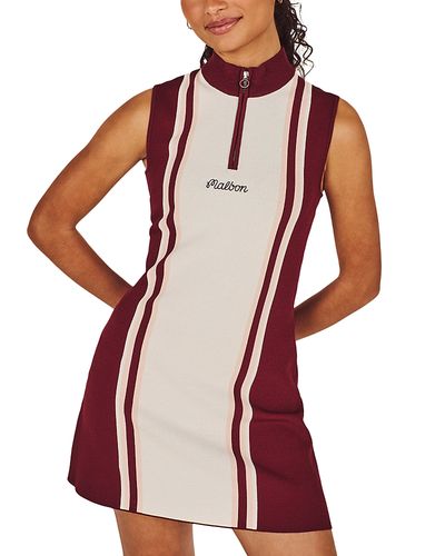 Malbon Malbon Fernanda Striped Sleeveless Dress
