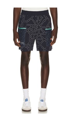 Malbon Malbon Mesh Basket Shorts